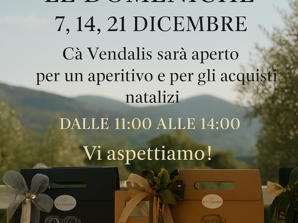 regali Natale, aperitivo colli euganei