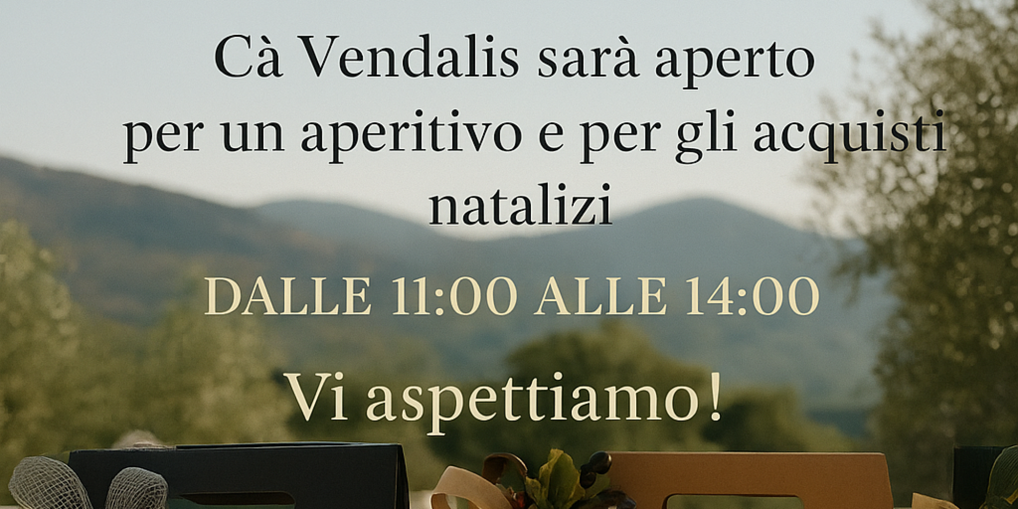 regali Natale, aperitivo colli euganei