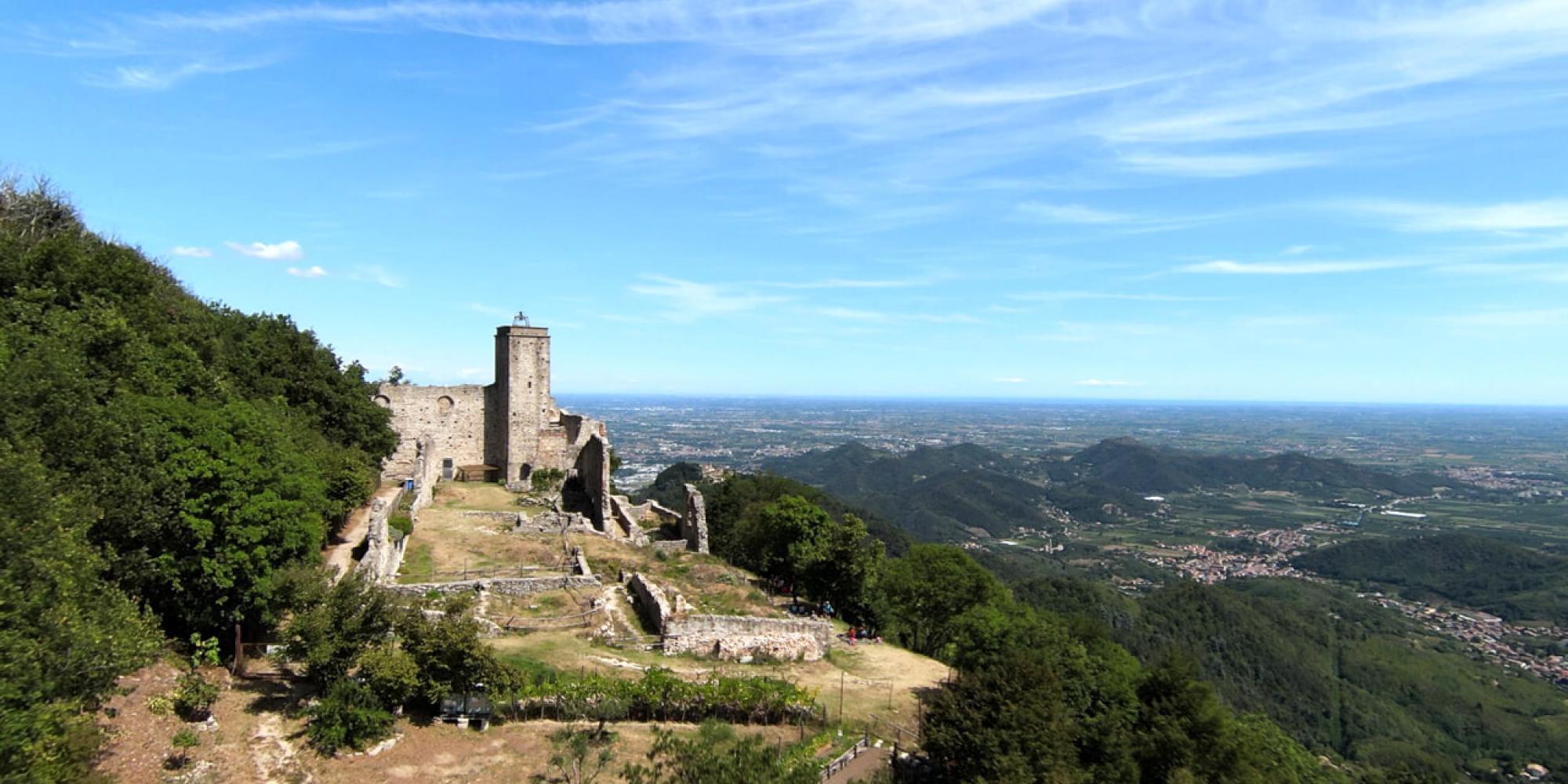 monte vende, sentiero laudato si colli euganei, treking colli euganei