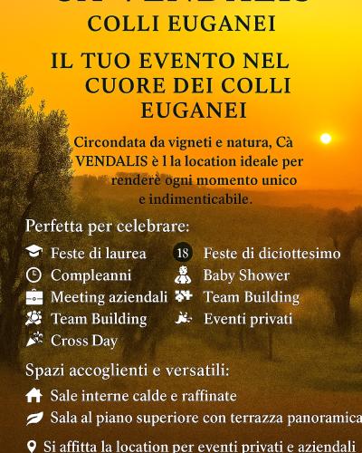 Festeggia nei colli euganei, location per festeggiare colli euganei